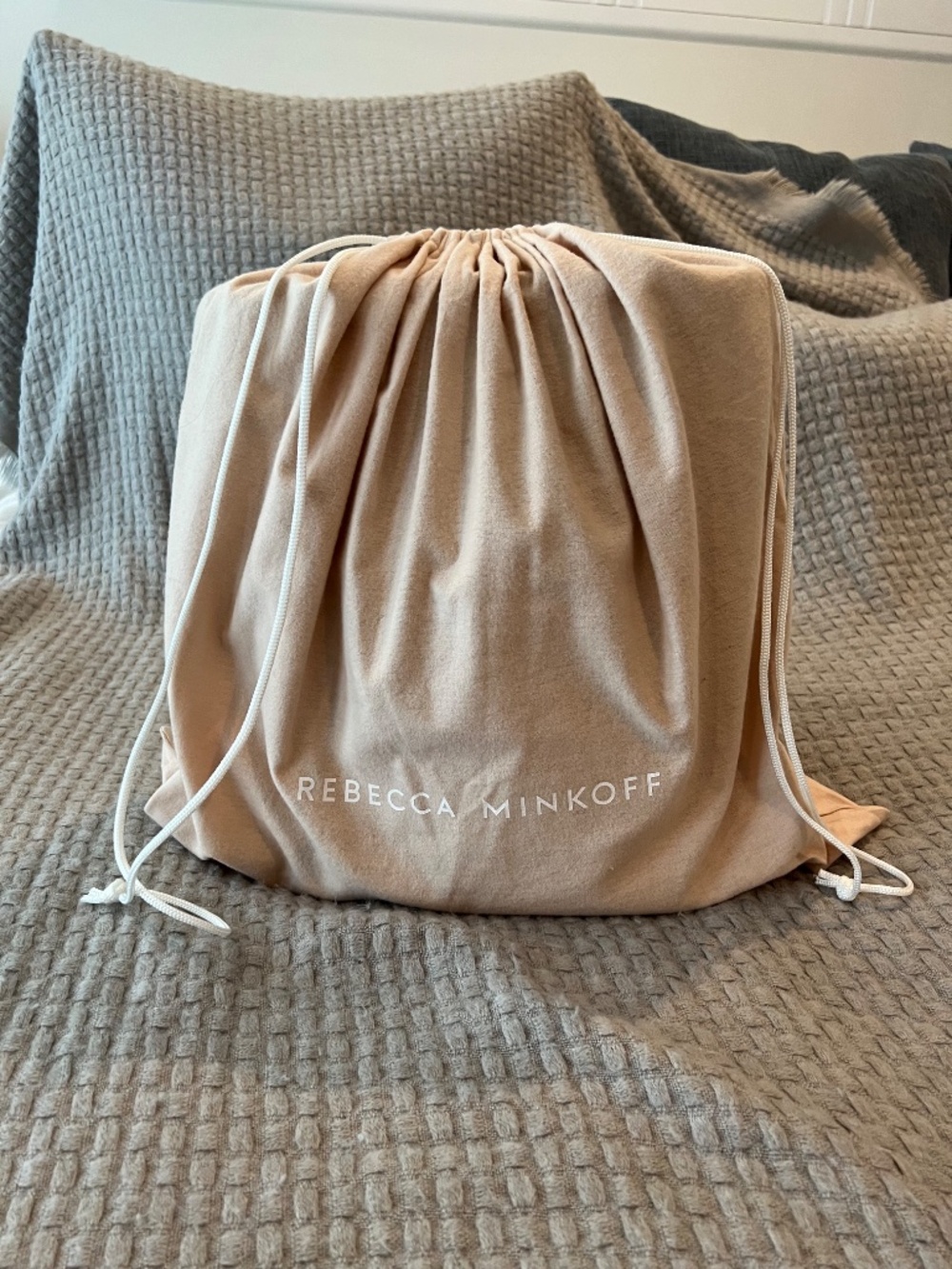 Rebecca Minkoff Black Leather Shoulder Bag with Striped Strap - Picture 12 of 12